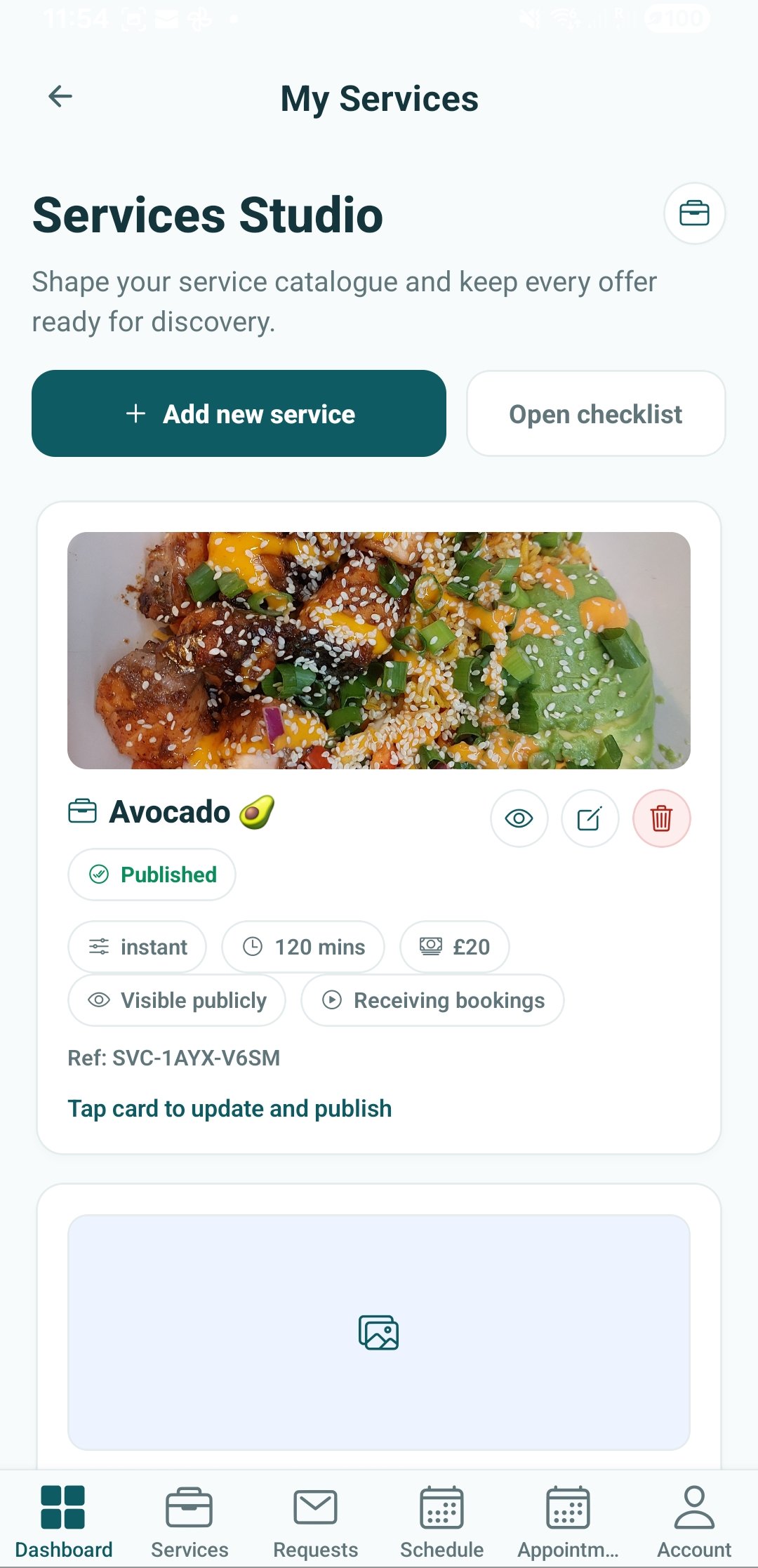 Owo360 vendor services screenshot